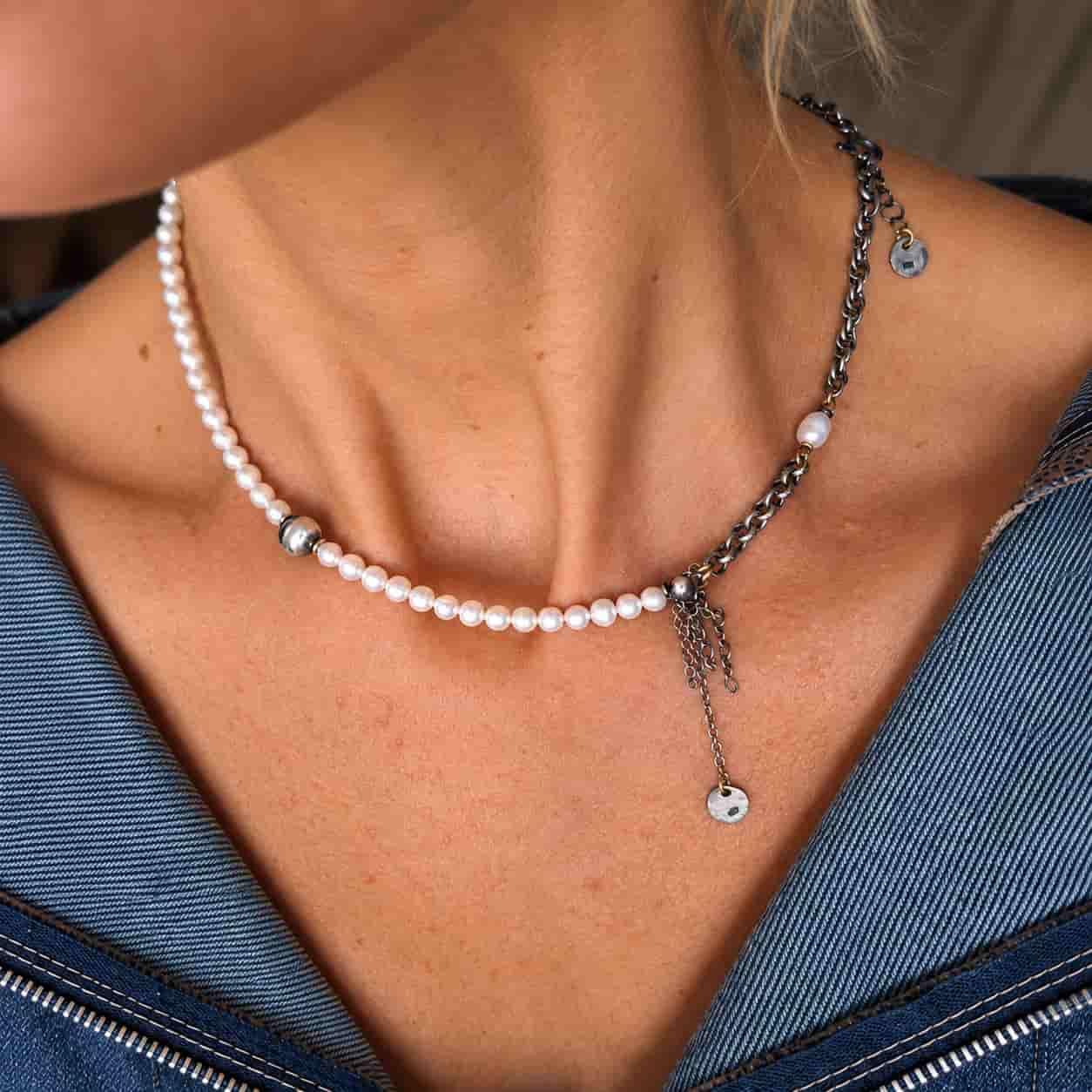 CHOKER SILVER DUST